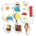 thumbnail image 6 of sunsanly Simulated Food Fridge Magnet Resin Durian Ice Cream Egg Microwave Oven Whiteboard Refrigerator Magnet Home Office Kitchen Decoration, 6 of 8