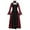 Red, variant on WXLWZYWL Women's Court Vintage Dresses Medieval Renaissance Costume Gothic Clothes Long Sleeve Ball Gowns Plus Size Maxi Dress Halloween Cosplay Dress