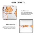 thumbnail image 3 of Rocae Christmas Gingerbread Cookies for High-grade Leather Tissue Box, Exquisite Fashionable Design, Office Tissue Box, Waterproof Family Tissue Box, 3 of 8
