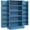 Blue, variant on Large Kitchen Sideboard Cabinet, Double Doors, 5-Tier Shelving, 12 Spice Racks, Red, 40.9" H, 143 lbs Capacity