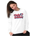 thumbnail image 3 of Chula and Sassy Cute Proud Dominicana Women Crewneck Sweatshirt Brisco Brands S, 3 of 5