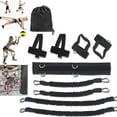 thumbnail image 2 of Latex Resistance Bands Boxing Set, Explosive Power Trainer, Pull-up Rope, Taekwondo Indoor Fitness Resistance Trainer (Red,30LBS), 2 of 4