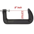 thumbnail image 2 of 8 inch Heavy Duty Iron C Clamp Vise Metal Woodworks Carpenter Handyman G Clamp, 2 of 3