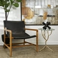 thumbnail image 2 of DecMode 16" x 22" Gold Metal Branch Tree Accent Table with Tempered Glass Top, 1-Piece, 2 of 8