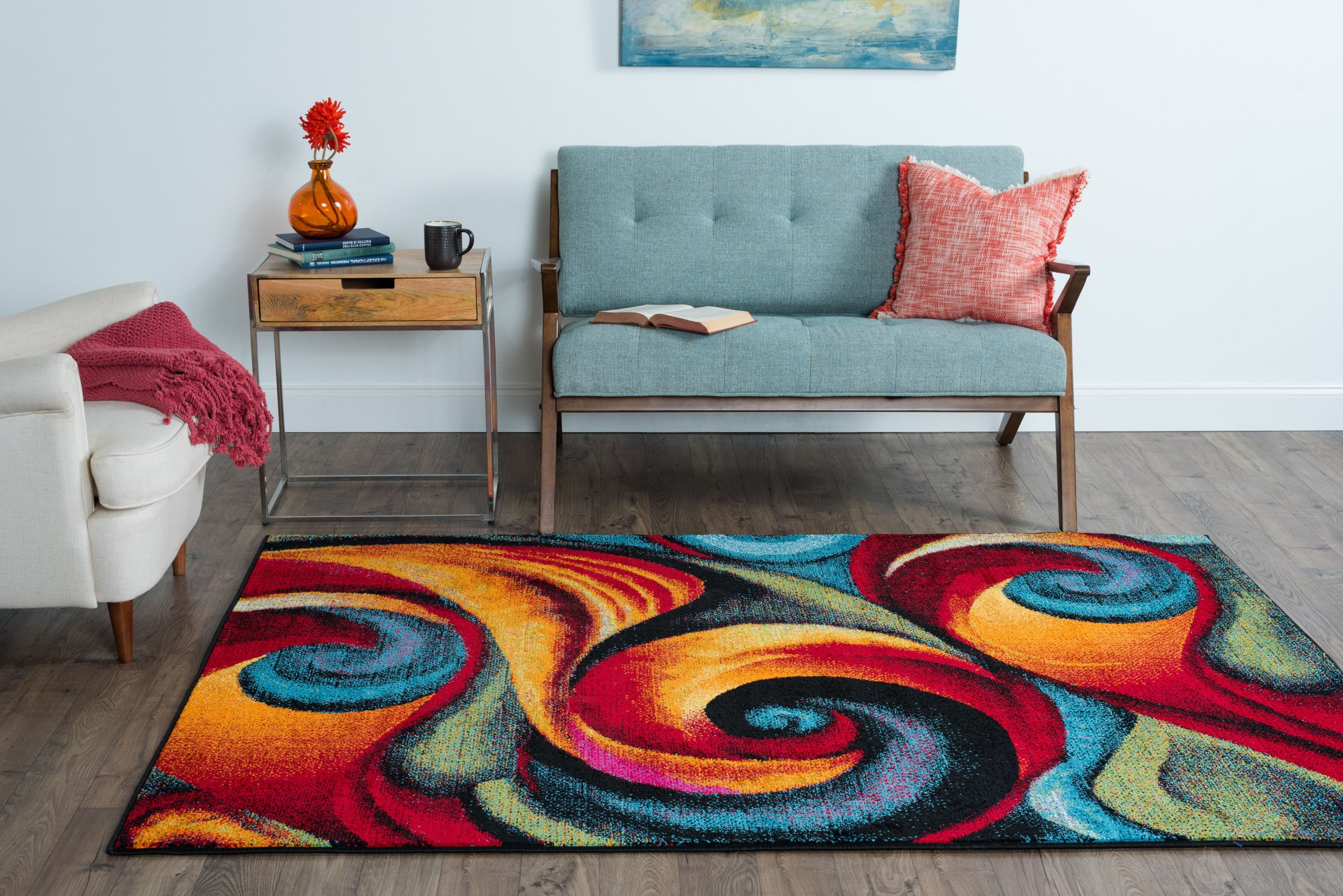 Bliss Rugs Tempest Contemporary Indoor Area Rug