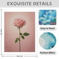 thumbnail image 3 of Diamond Art Kits for Adults - 5d Pink Rose Bloom Stem Leaves Diamond Painting for Adults, Diamond Art for Adults Beginners, Diamond Painting Kits for Adults for Home Wall Decor, 3 of 7