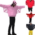 thumbnail image 1 of Vestes à Capuche Amples pour Femmes Mode Imprimé Lettre Toile d'Araignée Automne, 1 of 5