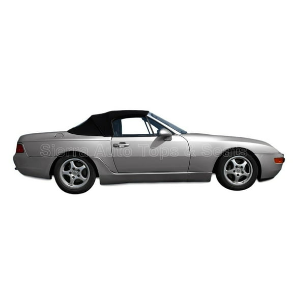 Sierra Auto Tops Convertible Top Replacement for Porsche 944/968 1989-1995, German Classic Canvas, Black