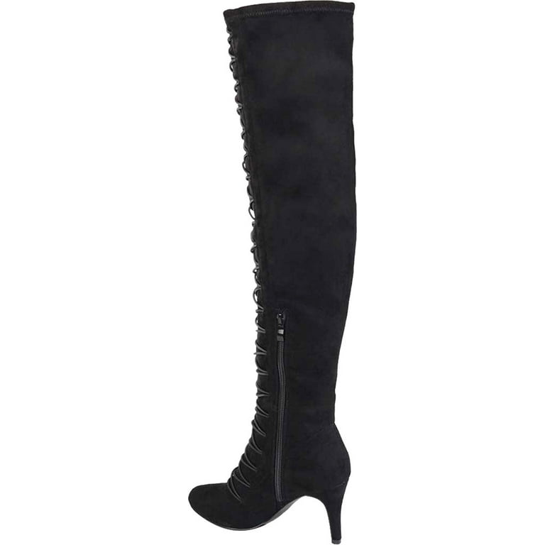 Journee thigh top high boots