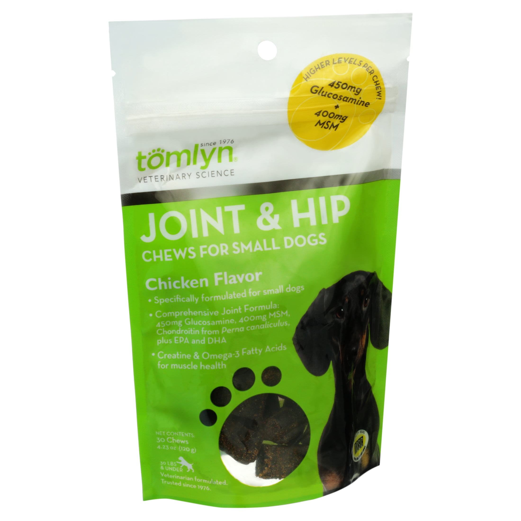 Tomlyn Joint & Hip Chews for Small Dogs, 30 ct.