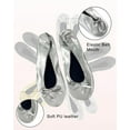 thumbnail image 4 of Women's Ballet Flat Shoes Foldable Portable Travel Roll Up Slippe, 4 of 7
