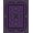 Purple, Pattern 7, variant on ODIKA 4'x6' Machine Washable Non-Slip Area Rug, Vintage Mosaic Design with Interlocking and Floral High Traffic Rug, Beige, 665276