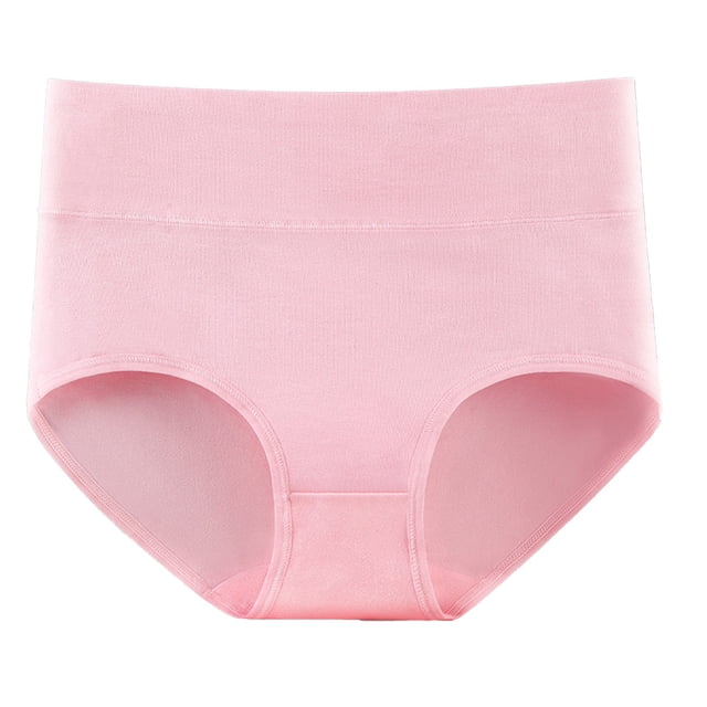 Ladies New Pure Cotton High Waist Soft Skin Friendly Comfortable Underwear