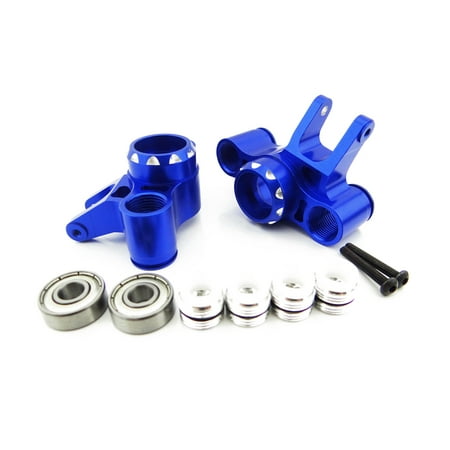 Traxxas T-Maxx 1:10 Aluminum Alloy Front/Rear Axle Carrier Hop Up Upgrade, Blue by Atomik RC - Replaces Traxxas Part (Best Traxxas E Maxx Upgrades)