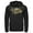 Black, variant on Men's Fortnite Victory Royale Gold Script Pull Over Hoodie Red X Large