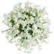 thumbnail image 3 of XmhyTop 8 paquetes de flores de narcisos artificiales, plantas de plástico sintético resistentes a los rayos UV que no se decoloran (rojo), 3 of 4