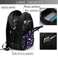 thumbnail image 4 of Balery Love Wine Mochila con carga USB para hombre y mujer - Mochila impermeable y antirrobo para laptop con puerto USB para viajes, trabajo, 4 of 7