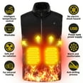 Bellella Electric Heated Vest Coat Heated Jacket USB Battery Pack
