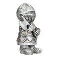 thumbnail image 4 of Figura de caballero, gnomos de caballero cruzado medieval, escultura de guardia de gnomos de caballero, gnomos de guardia, salida de alta intensidad, 4 of 14
