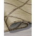 thumbnail image 5 of FH Home Flat Woven Outdoor Rug - Waterproof, Easy to Clean, Stain Resistant - Premium Polypropylene Yarn - Moroccan Geometric Lattice - Patio, Porch, Deck, Balcony - Tunis - Sand - 5ft 4in x 7ft 6in, 5 of 5