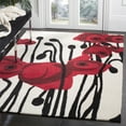 thumbnail image 2 of SAFAVIEH Soho Alfreda Abstract Area Rug, Ivory/Red, 3'6" x 5'6", 2 of 8