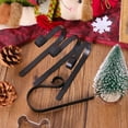 thumbnail image 3 of 4Pcs/6Pcs Stocking Holders for Mantle, Christmas Stocking Holder, Mantle Clip Fireplace Hooks Hanger for Christmas Party Decoration Supplies (Black), 3 of 8