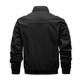 thumbnail image 5 of Mens Lightweight Bomber Jacket Causal Windbreaker Zip Up Fall Coat Zipper Spring Fall Bomber Jackets Sports Shell Jacket, 5 of 5