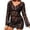 Black, variant on HJYCHN Swimsuit Coverup for Women Hollowed Out Patchwork Beach Bikini Cover Up Sun Protection Plus Size Knitted Smock Swim Cover Up for Women Beige S