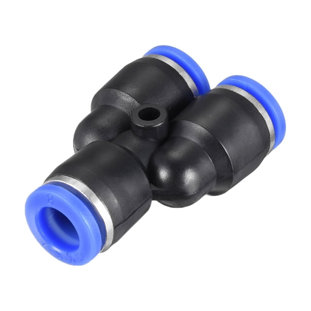 5 piezas de conectores Push To Connect para tubos de 8 mm o 5/16" od Azul