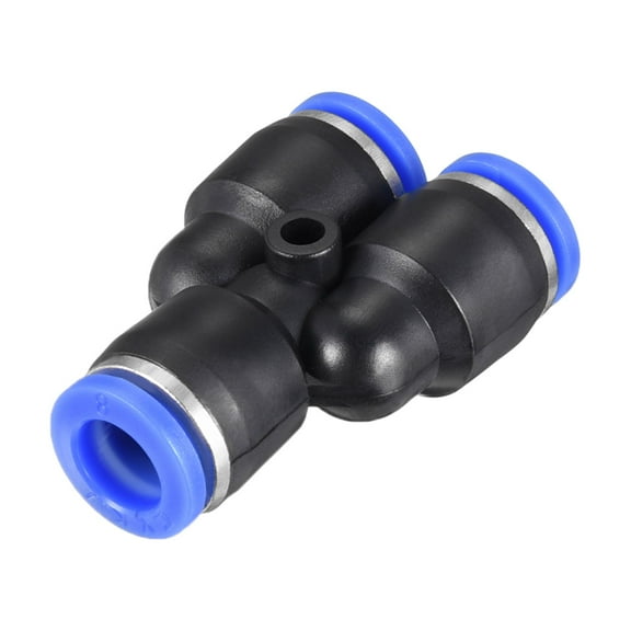 5pcs Push To Connect Fittings 8 mm or 5/16" od Tube Fittings Blue