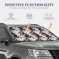 thumbnail image 4 of Fotbe Orchids Flowers 2-Piece Car Windshield Sun Shade | Sun Blocker for Car Windshield | Foldable Automotive Interior Accessories for Sun Protection-Small, 4 of 7