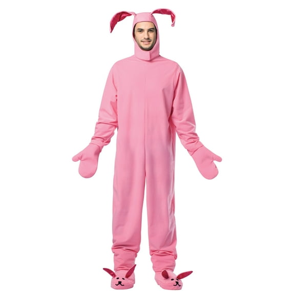 Rasta Imposta Pink Bunny Suit Men's Fancy-Dress Costume for Adult, Regular Standard