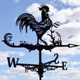 thumbnail image 3 of Weather Vane Decor Ornament Retro Stainless Steel Practical for Yard Outdoor, 3 of 8