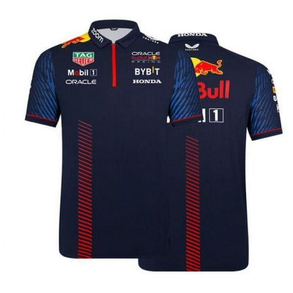 Team Red Bull short sleeve polo shirt racing shirt L