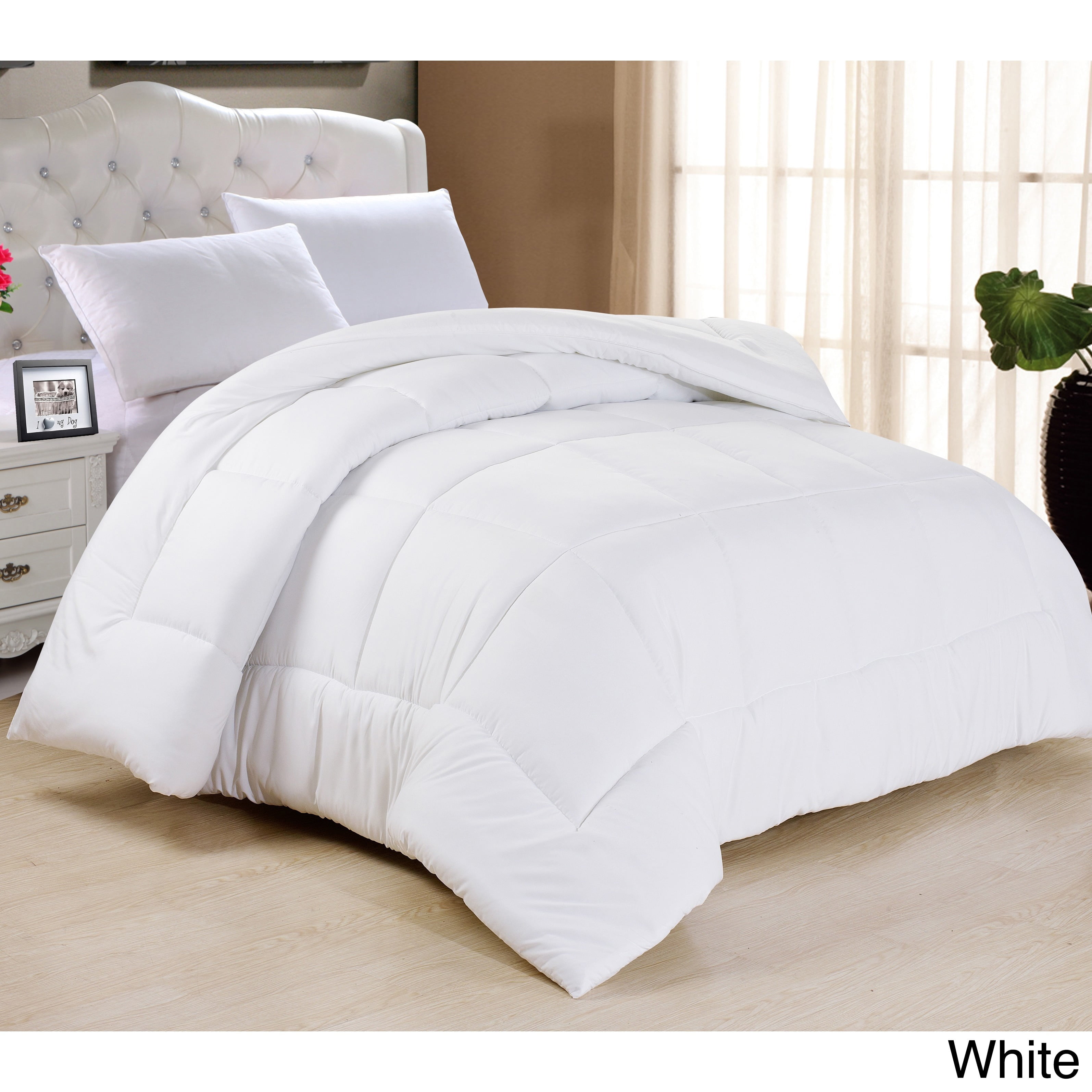 Full Cathay Home Double Fill Down Alternative Comforter Chocolate