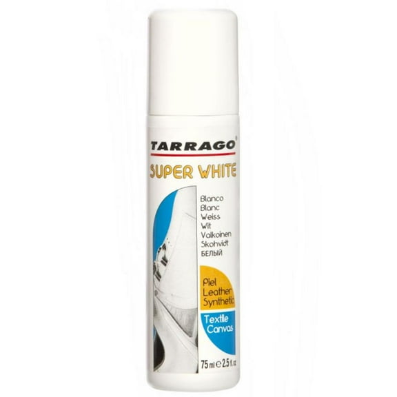 Tarrago Super White shoe whitener liquid with Applicator, covers scuffs and marks, 75ml
