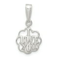 thumbnail image 1 of Sterling Silver I Love You Charm, 1 of 2