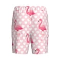 thumbnail image 5 of Fotbe Cute Flamingo with Heart Pajama Shorts for Men, Men's Pajama Bottoms, Sleepwear,Short Pajama Pants-Large, 5 of 9