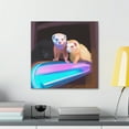 thumbnail image 3 of Ferrets of Minimalism - Canvas, 3 of 10