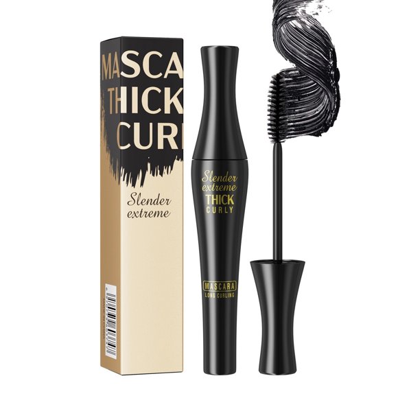 Voluminizador para pestañas largas y densas, fórmula lifting y rizado, resistente al agua, maquillaje de uso diario, fácil de aplicar con varilla