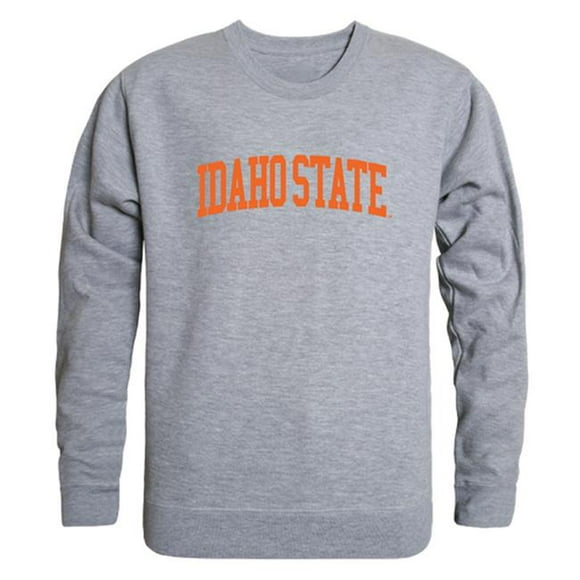 W Republic 543-222-HGY-05 Idaho State University Men GameDay Crewneck Sweatshirt, Heather Grey - 2XL
