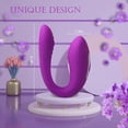 thumbnail image 3 of Consolador en forma de U Vibrador Punto G Vibrador Clítoris Estimulación fuerte Vaginal yeacher Producto vivo, 3 of 7