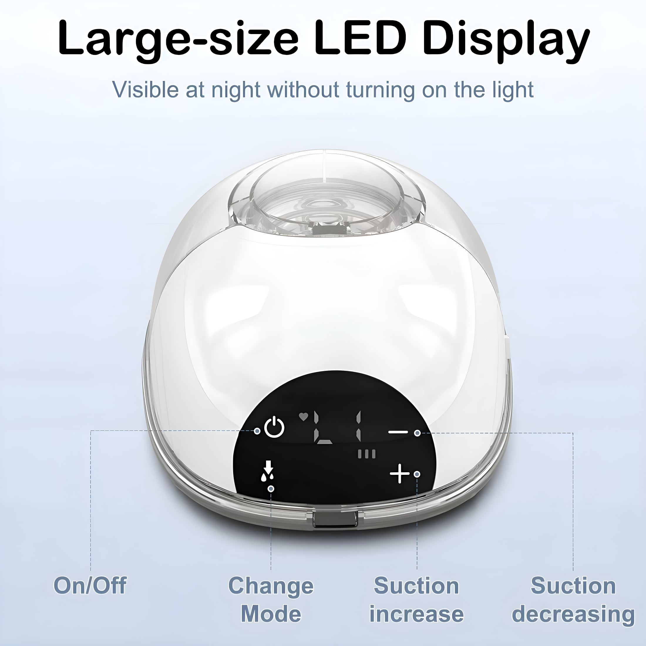 XIRQI Wearable Hands-Free Breast Pump,4 Modes 12 Settings Portable Pump,Silent Operation with 180Ml Capacity,Comfortable for Active Moms