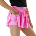 thumbnail image 5 of 5-12T Girls Flowy Shorts with Spandex Liner 2-in-1 Youth Butterfly Skirts for Fitness, Running, Sports, 5 of 7