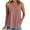 Pink, variant on Womens Tank Top Summer Sleeveless Camisole Tops Round Neck Casual T-Shirts Loose Breathable Swing Hem Vests Blouses Plus Size Cami Tank Tops