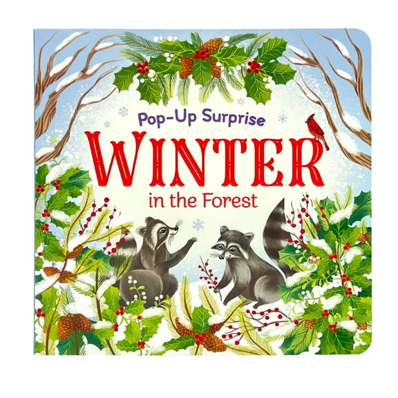 Pre-Owned Winter In The Forest Deluxe Lift-a-Flap & Pop-Up Seasons Children's Board Book (Lift-a-flap Surprise)