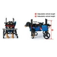 thumbnail image 3 of Adjustable Wheelchair for Disabled Cats and Dogs Lightweight Mobility Support Cart for Senior with Injuries or Paralysis, 3 of 8