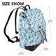 thumbnail image 2 of Balery Black White Gray Rabbit Mochila de Cuero para Mujeres, Gran Capacidad, Bolsa de Viaje Multifuncional, Mochila de Cuero y Bolsa de Hombro para Mujeres, 2 of 4