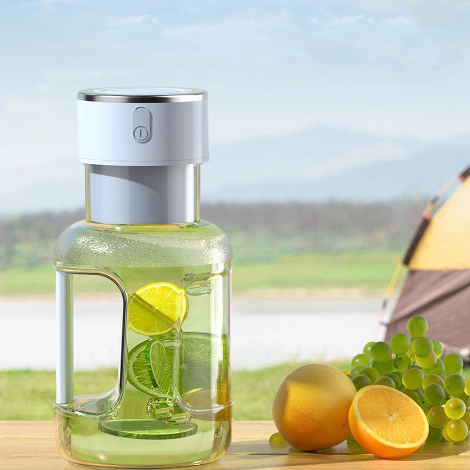 Portable Blender, Rechargeable Smoothie Maker, Personal Size Juicer with 8 Blades, USB Travel Blender for Shakes, for Shakes and Frappuccino