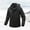 Black, variant on Men's Winter Ski Jacket With Fleece Liner Tops,Detachable Coat 2-Piece Suits, Warm Fleece Waterproof Outdoor Mountain Hiking Windbreaker Hooded Snow Rain Coat Up to 65% off Clear!Clearance!!!